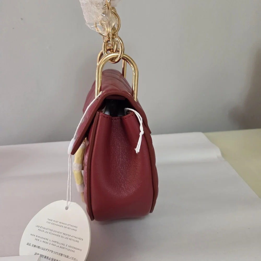 Chloe Red Leather Small Bag - Picture 5 of 9